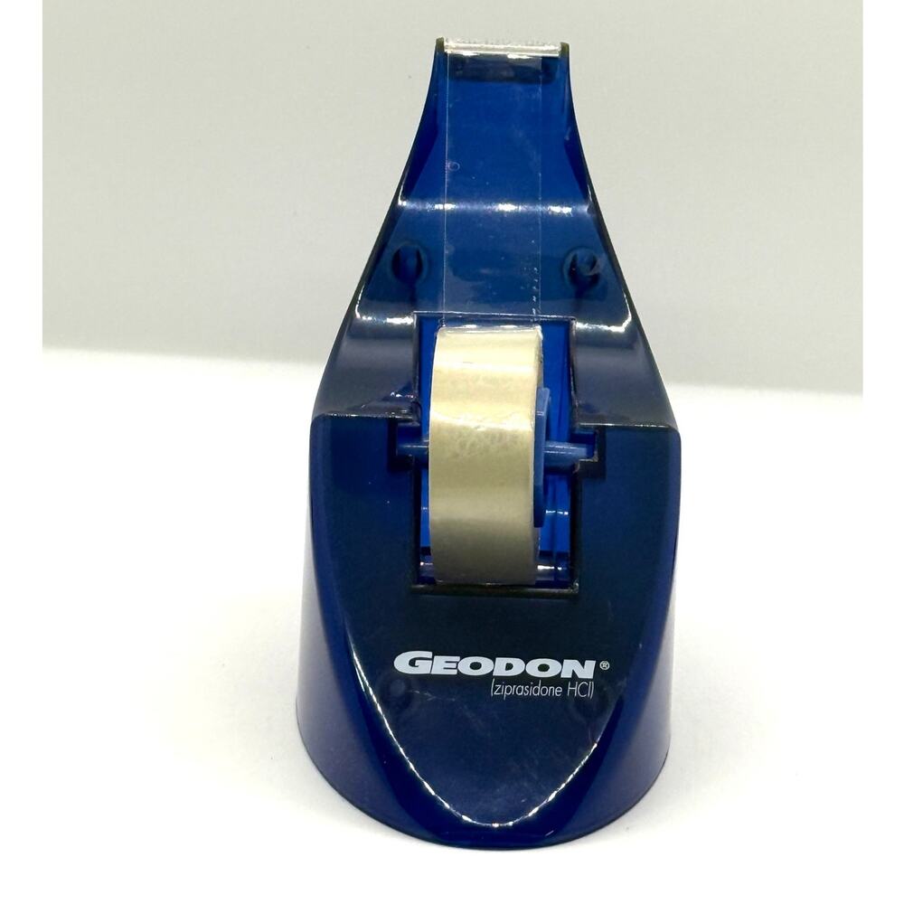 Geodon‎ HCl Ziprasidone Pharma Rep Promo Promotional Tape Dispenser Halco 1990s